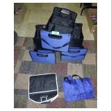 4 COLLAPSIBLE STORAGE BOXES, INSULATED BAG