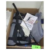 LONG SHOE HORN, KNEE BRACES, WAIST BELT, ETC