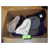 ASST. KNITTED HATS, CAPS, HEADBAND, WOOL BLEND HAT