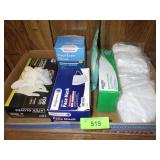 VINYL & LATEX GLOVES, ASST. FACE MASKS