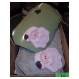 VINTAGE VINYL CHRISTMAS PLACEMATS & TABLECLOTHS>>>