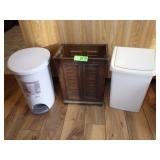 3 WASTE BASKETS (1 VINTAGE)