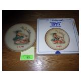 1979 GOEBEL HUMMEL SINGING LESSON PLATE W/ BOX