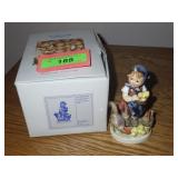 VINTAGE GOEBEL HUMMEL FEEDING TIME FIGURINE W/ BOX