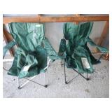 2 FOLDING CAPTAINS CHAIRS IN A BAG