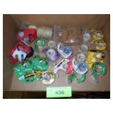 SCOTCH TAPE, SHIPPING TAPE, RUBBER BANDS, TWINE