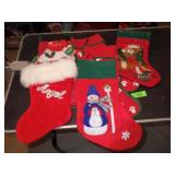 ASST. NEW CHRISTMAS STOCKINGS- PAW PRINTS, KITTY>>