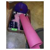2.5 LB WEIGHT, FIGURE TRIMMER, WORKOUT MAT, ETC