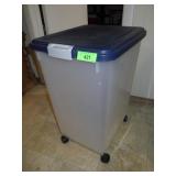 ROLLING STORAGE CONTAINER - GREAT FOR DOG FOOD!