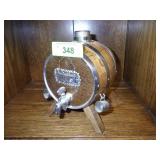 1969 WOODEN WINE / WHISKEY BARREL DECANTER