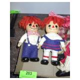1974 ROYALTY  RAGGEDY ANN & ANDY DOLLS, RAGGEDY >>