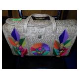 VINTAGE WOVEN STRAW OVERSIZED WOVEN TOTE>>>