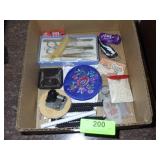 VINTAGE KEY RINGS, LEATHER HOBO CHANGE PURSE, >>>