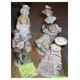 ASST. VINTAGE PORCELAIN FIGURINES (SOME BROKEN >>>