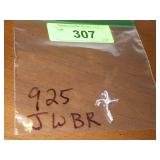 STERLING DIAMOND ? CROSS PENDANT (925 JWBR) 1.66G