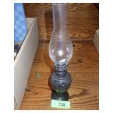 RESTORATION HARDWARE MIBIATURE METAL OIL LAMP 13"