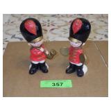 VINTAGE CERAMIC MARCHING BAND FIGURINES  5"