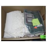 ASST. LACE TABLECLOTHS & CURTAINS