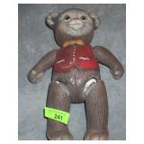 CERAMIC JOINTED BEAR *BREAK ACROSS BUTT - SEE PICS