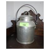 VINTAGE 4 QT. ALUMINUM CREAMER CAN