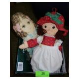 1982 HALLMARK DOLL (STAIN ON APRON), VTG HANDMADE>
