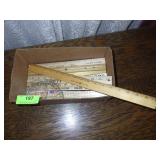 ASST. VINTAGE RULERS