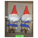 1978 KNICKERBOCKER GNOME PLUSH FIGURES