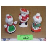 VINTAGE NAPCO SPAGHETTI TRIM SANTA, LEFTON MRS. >>