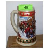 1993 BUDWEISER STEIN HOMETOWN HOLIDAY