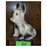 VINTAGE CHALKWARE SCOTTIE OG FIGUINE 7"