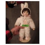 HOUSE OF LLOYD ? PORCELAIN EASTER DOLL 17"