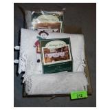 2 HERITAGE LACE MANTLE SCARVES