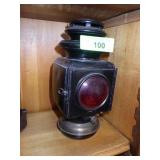 VINTAGE CORCORAN MODEL T FORD KEROSENE TAIL LAMP>>