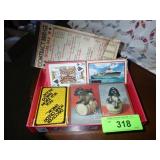VINTAGE PLAYING CARDS & BRIDGE SCORE PAD