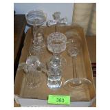 ANGEL FIGURINE, CRYSTAL BELL & CANDLE HOLDER>>>