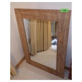 THE UTTERMOST COMPANY WOOD FRAMED BEVELED MIRROR >