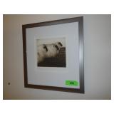 SIGNED SHEEP PRINT MOUNTAIN FLOCK 28/30 14 x 15