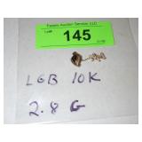 VINTAGE LGB 10K GOLD PINS 2.8 GRAMS