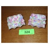 VINTAGE JAMES KENT CHINTZ APPLE BLOSSOM NUT DISHES