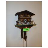 VINTAGE LOTSCHER CUCKOO CLOCK (RUNS)