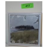 ALEC RICHARDSON OIL ON CANVAS PANEL 6 x 6 >>>