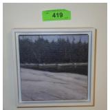 ALEC RICHARDSON OIL ON CANVAS PANEL 6 x 6 >>>