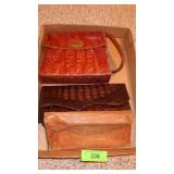 VINTAGE ALLIGATOR ? PURSE & CLUTCH PURSE, LEATHER>