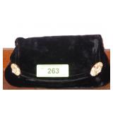 VINTAGE GARAY VELOUR CLUTCH PURSE