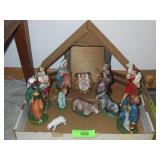 VINTAGE CRECHE & NATIVITY PCS.