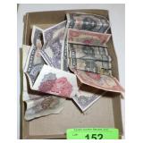 VINTAGE FOREIGN PAPER CURRENCY / MONEY