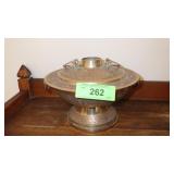 VINTAGE KOREAN BRASS HOT POT / CHAFING DISH