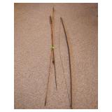 VINTAGE KOREAN BOW & FISHING ARROWS