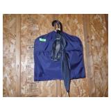 GARMENT BAG & 2 UMBRELLAS