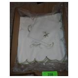 VINTAGE EMBROIDERED TABLECLOTH & NAPKINS